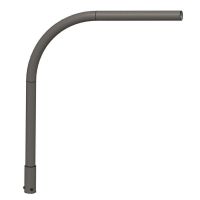 Gembė cinkuota 90 laipsnių kampu H-1.5m L-2m 5 laipsnių užmaunama - M4