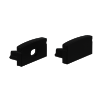 Dangtelis galinis LED profiliui juodos spalvos S1709 S - NORTHCLIFFE