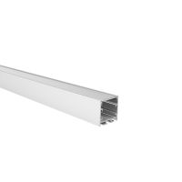 Profilis LED juostai v/t aliumininis 35x35 L-3m sidabrinės spalvos su dangčiu galiniais dangteliais ir tvirtinimo laikikliais S3535M SILVER 3m - NORTHCLIFFE