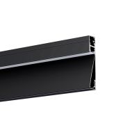 Profilis LED juostai v/t sieninis aliumininis 15.5x80 L-3m sidabrinės spalvos su dangčiu galiniais dangteliais ir tvirtinimo laikikliais W1580 SILVER 3m - NORTHCLIFFE