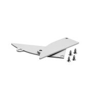 Dangtelis galinis LED profiliui su skyle sidabrinės spalvos W20100 S - NORTHCLIFFE