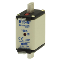 Bussmann series low voltage NH Fuse 160Amp 400V AC GFF 00 NH FUSE - EATON (pavadinimas tikslinamas)