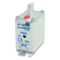 Bussmann series low voltage NH Fuse NH FUSE 160A 400V GG/GL SIZE 00 - EATON (pavadinimas tikslinamas)