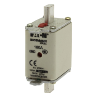 Bussmann series low voltage NH Fuse NH FUSE 160A 660V GL/GG SIZE 00 DUAL IN - EATON (pavadinimas tikslinamas)
