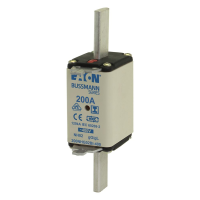 Bussmann series low voltage NH Fuse NH FUSE 200A 400V GG/GL SIZE 02 - EATON (pavadinimas tikslinamas)