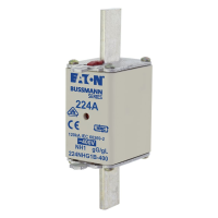 Bussmann series low voltage NH Fuse NH FUSE 224A 400V GG/GL SIZE 1 - EATON (pavadinimas tikslinamas)