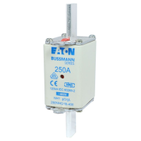 Bussmann series low voltage NH Fuse NH FUSE 250A 400V GG/GL SIZE 1 - EATON (pavadinimas tikslinamas)