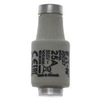 Bussmann series low voltage D fuse FUSE-D2 25A T GL/GG 500VAC E27 - EATON (pavadinimas tikslinamas)