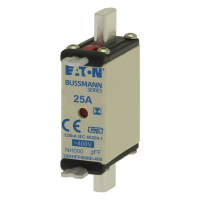 Bussmann series low voltage NH Fuse 25Amp 400V AC GFF 000 NH FUSE - EATON (pavadinimas tikslinamas)