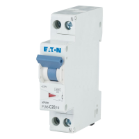 Automatas 1P+N 20A C 6kA 1 modulio PLN6-C20/1N-DE - EATON