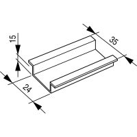 xEffect Accessories mounting part TS35X15 - EATON (pavadinimas tikslinamas)