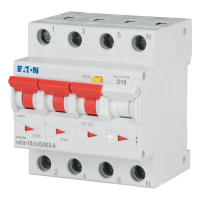 Moeller series xPole - mRB4/6 RCBO - residual-current circuit breaker with overcurrent protection mRB6-10/3N/D/003-A - EATON (pavadinimas tikslinamas)