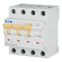 Moeller series xPole - mRB4/6 RCBO - residual-current circuit breaker with overcurrent protection mRB6-13/3N/D/003-A - EATON (pavadinimas tikslinamas)