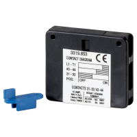 Moeller series QM Accessory Auxiliary contact QMAUX1NO+1NC40/63 - EATON (pavadinimas tikslinamas)