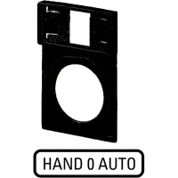 Moeller series RMQ16 Accessory Label mount with insert label Q25TS-197 - EATON (pavadinimas tikslinamas)