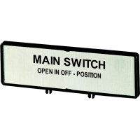 Moeller series ZFS Accessory Clamp with label ZFS62-T0 - EATON (pavadinimas tikslinamas)