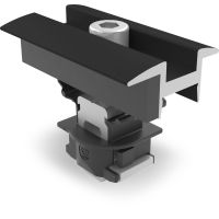 Laikiklis fasado saulės moduliui, tarpinis 25-40mm juodas Facade Clamp MC - K2 SYSTEMS