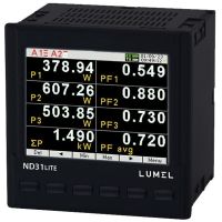 Tinklo analizatorius x/5A 3x230V/400V maitinimas 85-253V AC 90-300V DC ND31LITE - LUMEL