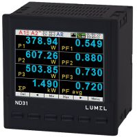 Tinklo analizatorius x/5A 3x230V/400V maitinimas 85-253V AC 90-300V DC ND31 - LUMEL