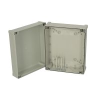 Dėžutė v/t [344x289x157] IP65 tuščia su vyriais pilkos spalvos TA342916 - FIBOX