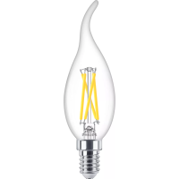 Lempa LED 25W E14 2200K/2700K 340lm MAS LEDCandleDT2.5-25W E14 BA35 CL G - PHILIPS