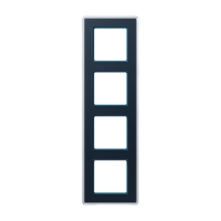 Rėmelis keturgubas stiklinis mėlynos spalvos A VIVA - JUNG