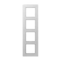 Rėmelis keturgubas stiklinis baltos spalvos A VIVA - JUNG