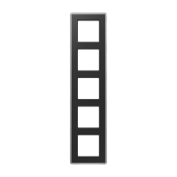 Rėmelis penkiagubas stiklinis juodos spalvos A VIVA - JUNG