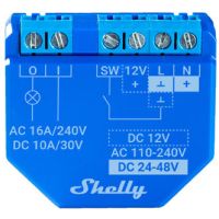 Valdiklis 10A 30V DC/16A 240V AC Wi-Fi/Bluetooth Shelly Plus 1 - SHELLY