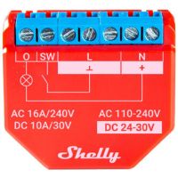 Valdiklis 10A 30V DC/16A 240V AC Wi-Fi/Bluetooth Shelly Plus 1PM - SHELLY