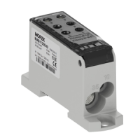 Gnybtas atsišakojimo 135A 1x10mm2/1x35mm2, 2x10mm2/4x16mm2 pilkas OJL135A - MOREK