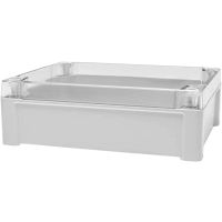 Dėžutė v/t [201x163x98] IP65 tuščia su vyriais skaidrus dangtelis TPC201610T - FIBOX