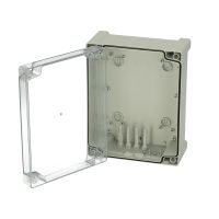 Dėžutė v/t [240x191x107] IP65 tuščia su vyriais skaidrus dangtelis TPC241911T - FIBOX