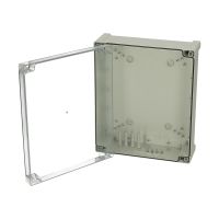 Dėžutė v/t [344x289x117] IP65 tuščia su vyriais skaidrus dangtelis TPC342912T - FIBOX