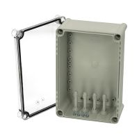 Dėžutė v/t [278x188x130] IP66/67 tuščia skaidrus dangtelis PC 2819 13 T - FIBOX