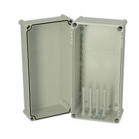 Dėžutė v/t [378x188x180] IP66/67 tuščia pilkos spalvos PC 3819 18 G - FIBOX