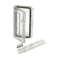 Durys skydui 6 modulių skaidrios L 06 - FIBOX