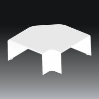 Kampas 90 laipsnių 65x130 baltas - KOPOS KOLIN