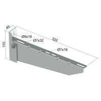 Nerūdijančio plieno laikiklis - vidutinis - KOPOS KOLIN (pavadinimas tikslinamas)