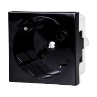 QUADRO lizdo modulis su apsauginiais kontaktais (schuko) - KOPOS KOLIN (pavadinimas tikslinamas)