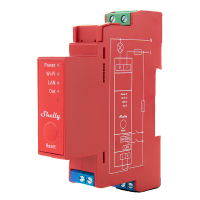 Relė išmanioji 1P 16A 110-240V AC ant DIN bėgelio Shelly Pro 1PM - SHELLY