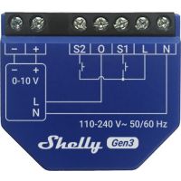 Valdiklis 110-240V Wi-Fi/Bluetooth Shelly Dimmer 0/1-10V Gen3 - SHELLY