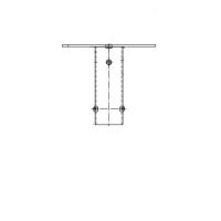 Traversa D76 L-0.5m prožektoriams 1vnt. tvirtinimui ant atramos D76 - M4