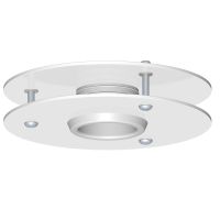 Elementas montavimo luboms kolonėlei 50/150mm baltas Pajap - HAGER