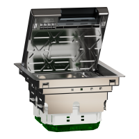 Dėžutė grindinė su metaliniu dangčiu 4 vietų IP24 82x200x200m Unica - SCHNEIDER ELECTRIC