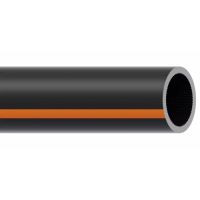 Vamzdis D32/2.9 HDPE juodas su oranžine juosta Opto [250m] - HOHLE