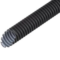 Vamzdis gofruotas D50/39.4 320N/5cm juodas poliolefinas -15 +90C FBY-EL-F co2ntrol [25m] - FRANKISCHE
