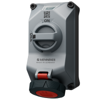 Lizdas CEE v/t 4P 16A 400V IP67 6h su kirtikliu DUOi R - MENNEKES