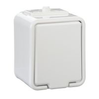 Lizdas v/t IP44 baltas 16A 250V GWN-140PC Cedar - SCHNEIDER ELECTRIC
