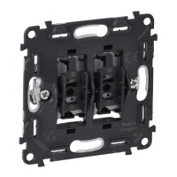 Jungiklis p/t dvigubas be rėmelio be klavišo 10A 250V VALENA LIFE - LEGRAND